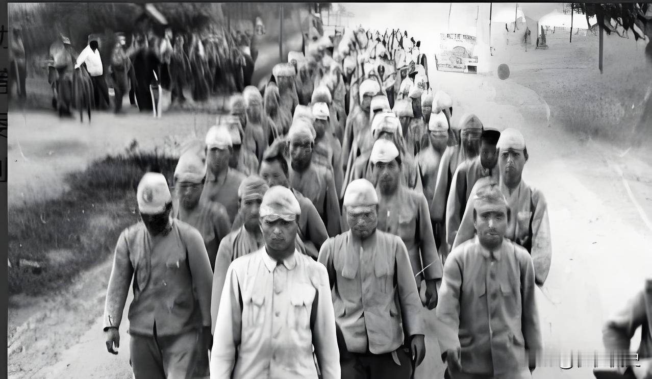 1946年，义勇军第一支队在通化城内，抓获了3000多名日军俘虏，把他们押到冰河