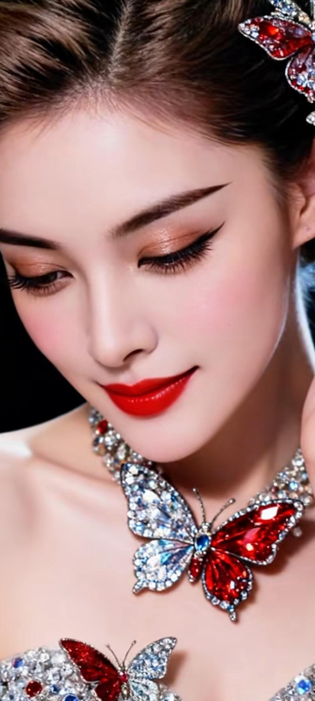 梦幻蝴蝶项链，闪耀夺目，尽显优雅气质！🦋✨