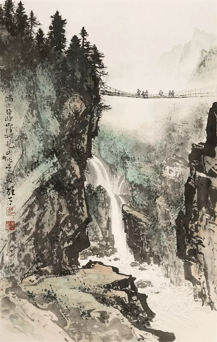 黎雄才（1910－2001），当代国画家、美术教育家。岭南画派卓有成就的代表人物