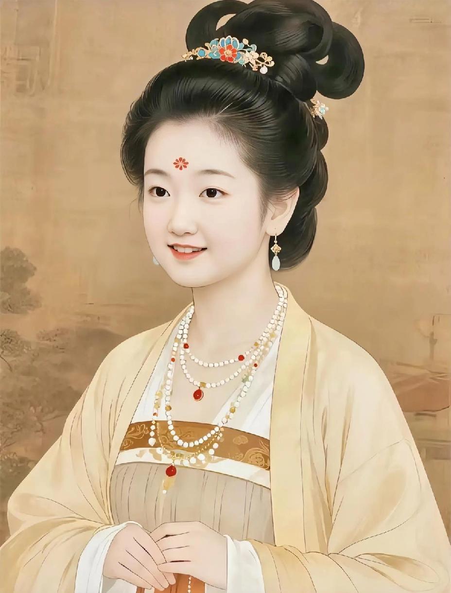 哇哇，
古装版的莎莎也这么好看，
一副国泰民安的模样，
古典美人福气满满。

谁