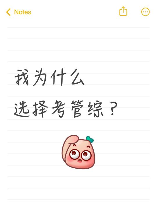 双非一战上岸985｜我为什么选择考管综？