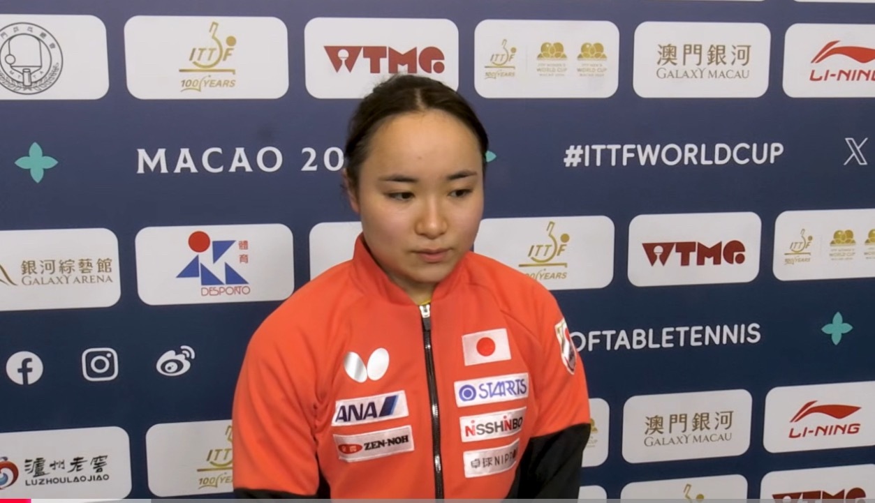 伊藤美诚：距离下次比赛还有两个月时间 在思考如何训练（她不参加伦敦世乒赛）第一局