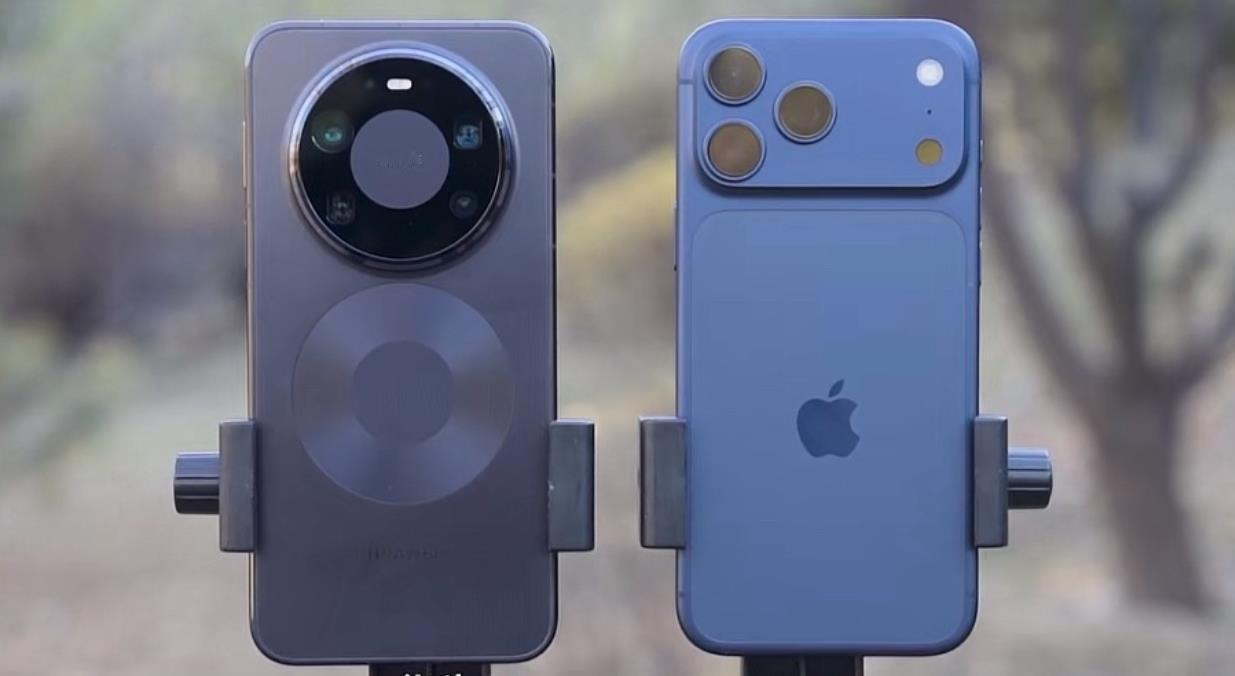 iphone在华为面前土了一大截。
首先，从颜值上看，华为更有质感，科技感。而i