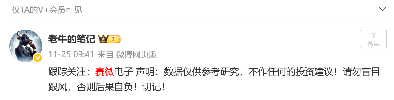 11月25日早盘分享的 赛微电子  真是太强了！实力无需多言！认可老牛实力的朋友