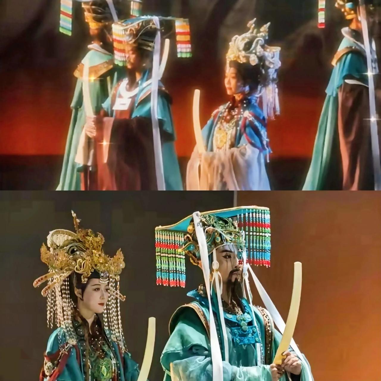 河南卫视想让壁画活过来，审美要符合当下审美的网红脸，浓妆艳抹。
而壁画很少有慈眉