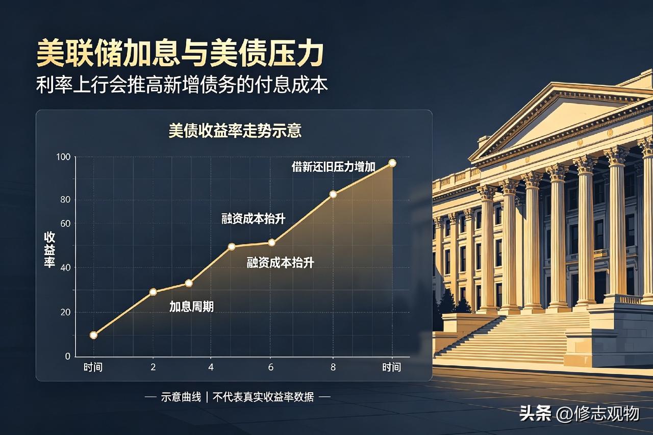 美联储再度加息，高额美债会不会触发公开违约？
 
        美联储此次宣布