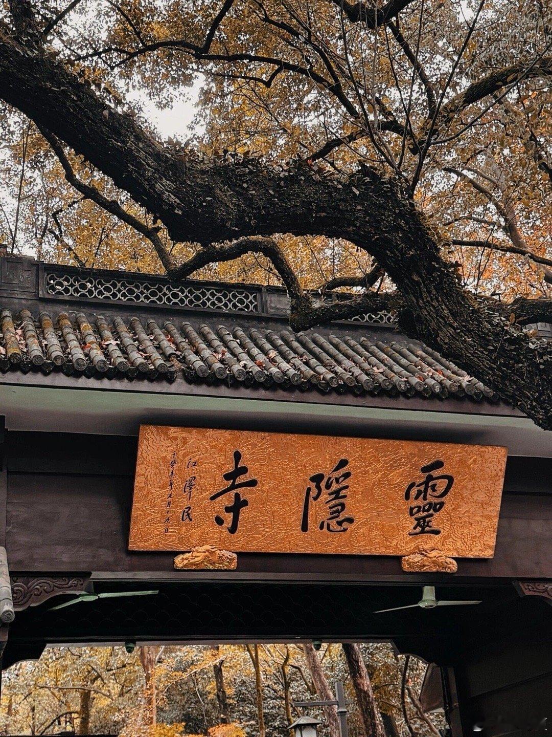 遇见灵隐寺不要无视🙏保佑顺顺利利 ​​​