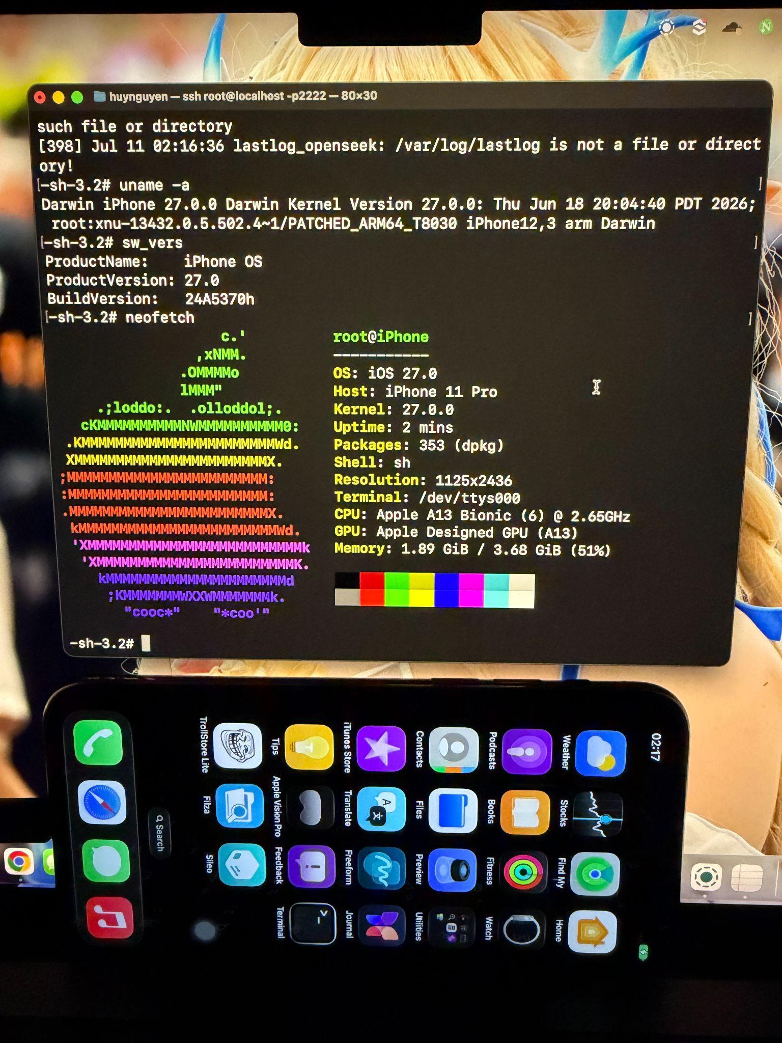iOS 27.0 首发越狱！最新开源项目 usbliter8-fun 配合 RP