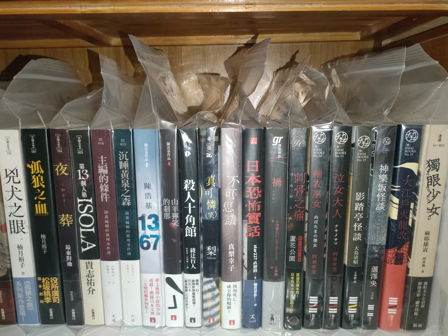 书架上的恐怖小说