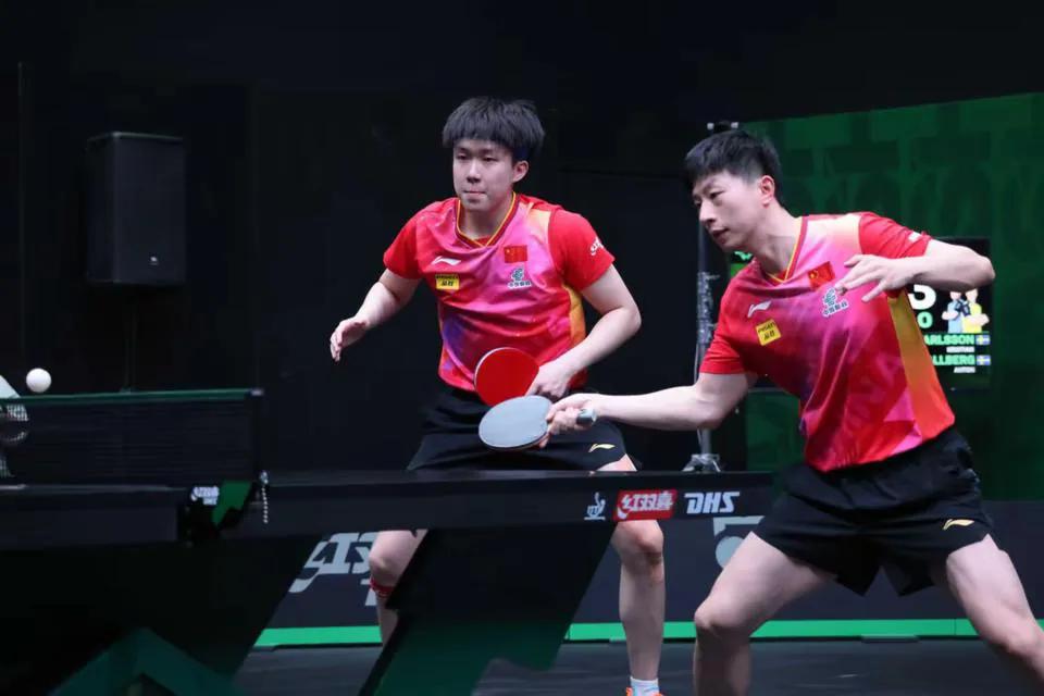 5月10号，WTT沙特大满贯，男双决赛刚刚来结束，国乒组合马龙/王楚钦对阵日本组