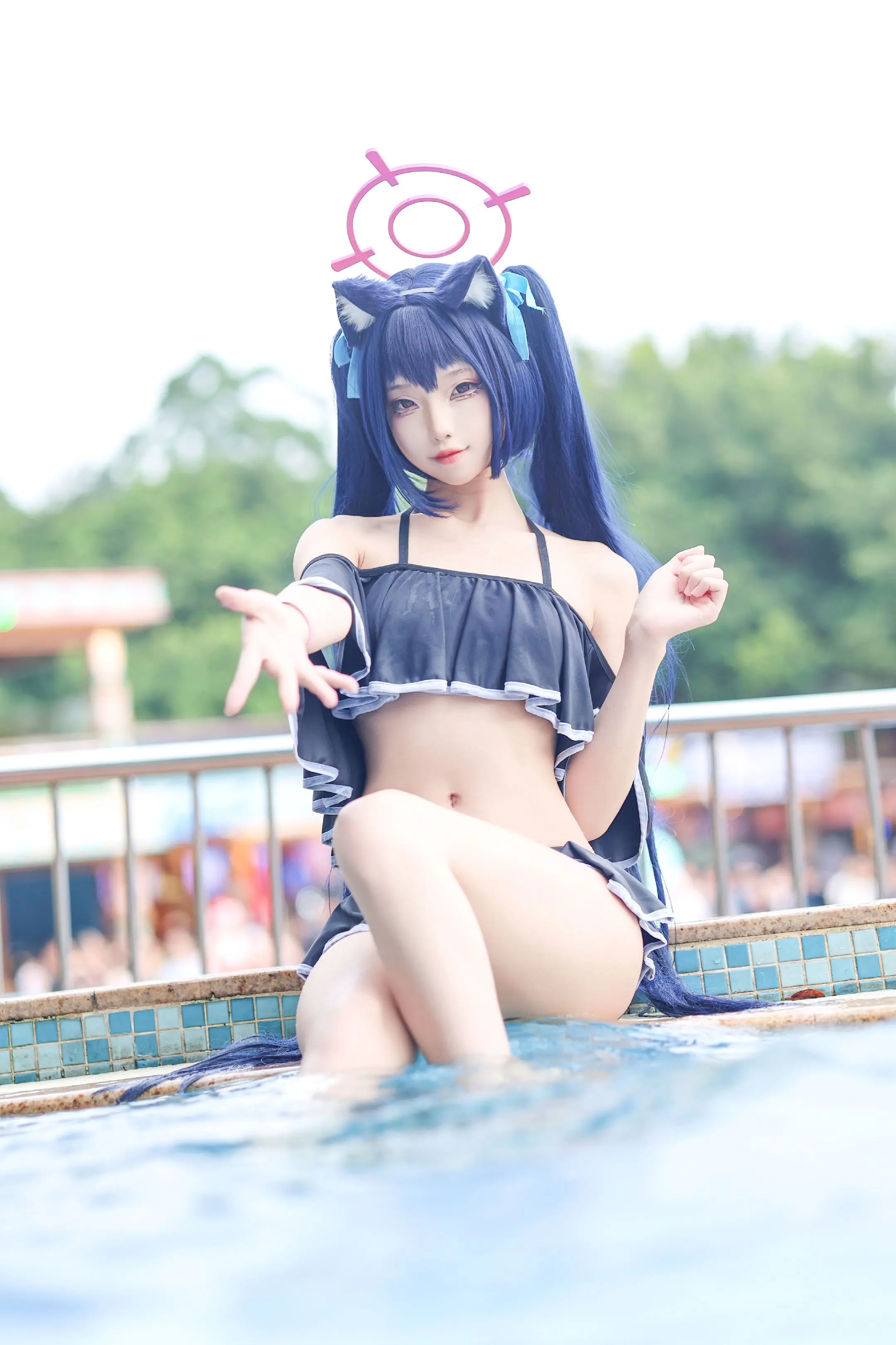 水着芹香🐱。  2025长隆水上二次元派对返图  水着芹香🐱 出镜...