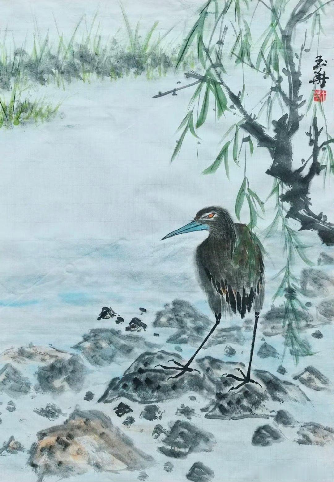【好友新作】1岭南画家张际才，2画家北海，3书画家崔学坤（中国葡萄王），4画家傅
