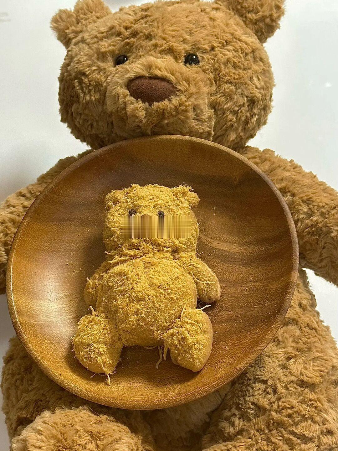 jellycat巴塞罗熊奶酪麦片面包