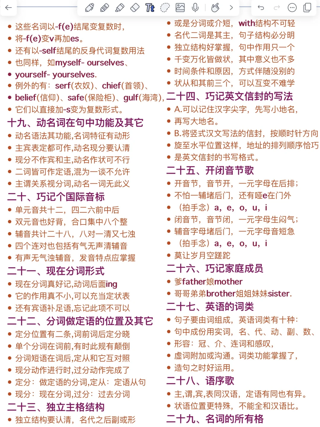 这个语法顺口溜太顶了❗️50条！拒绝死记硬背！