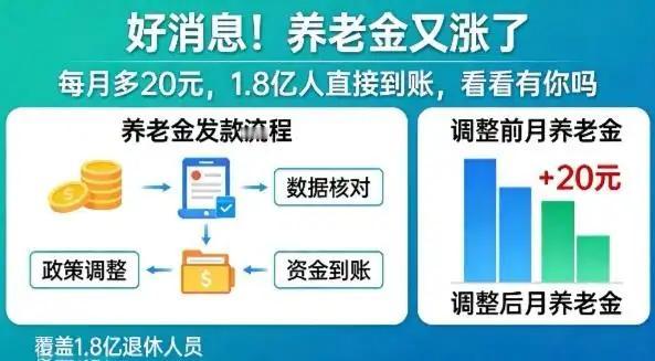 4月养老金上调正式落地，又一波养老福利送到家！这次调整直接面向城乡居民，基础养老