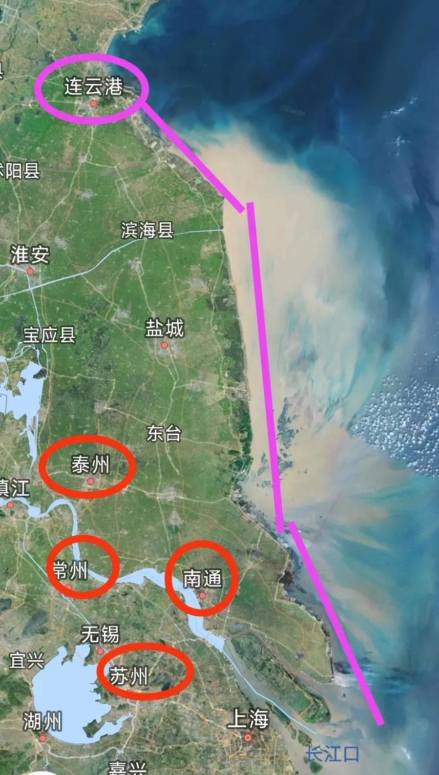 为什么江苏沿海港口吞吐量不如长江沿线的苏州港?
一句话总结：江苏沿海是“先天不行