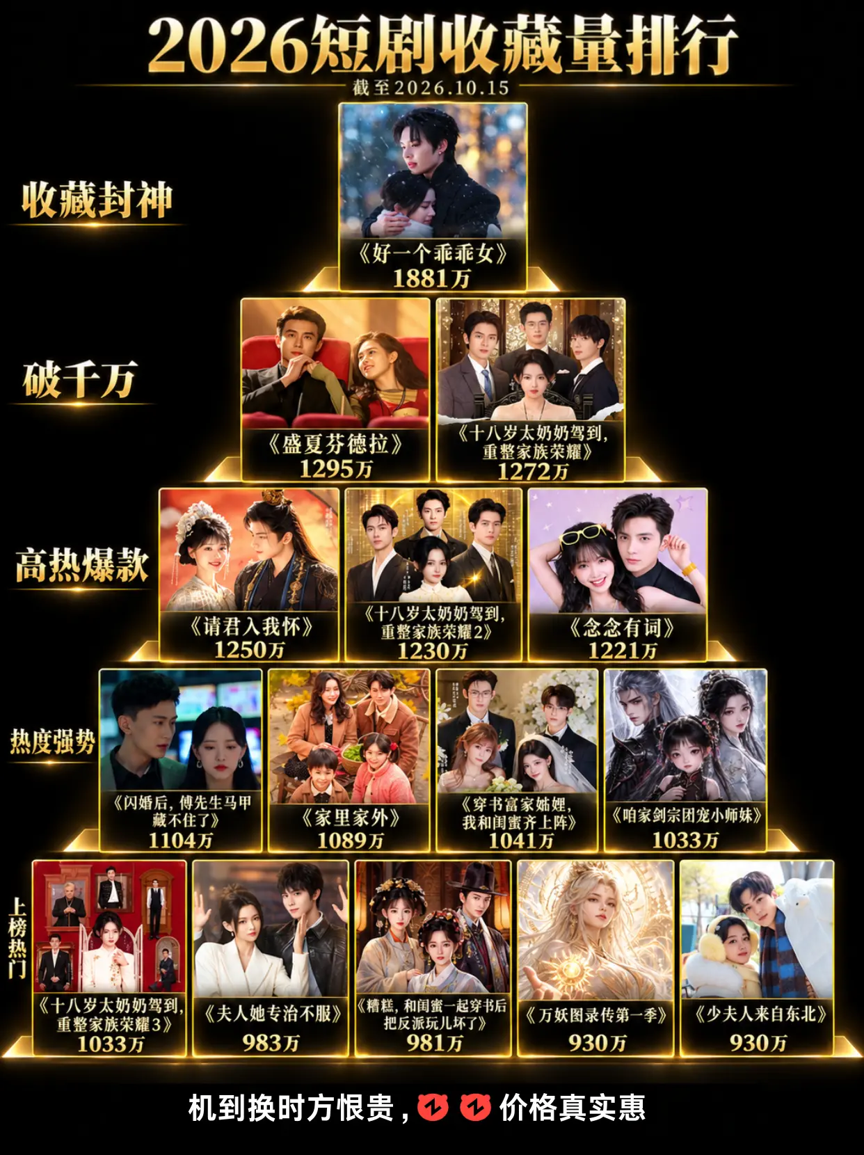 2026短剧收藏排行。