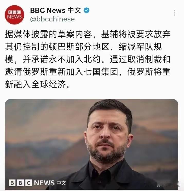 现在​泽连斯基犯了难，美国弄的28条到底是签还是不签。
签，相当于自己是卖国贼，