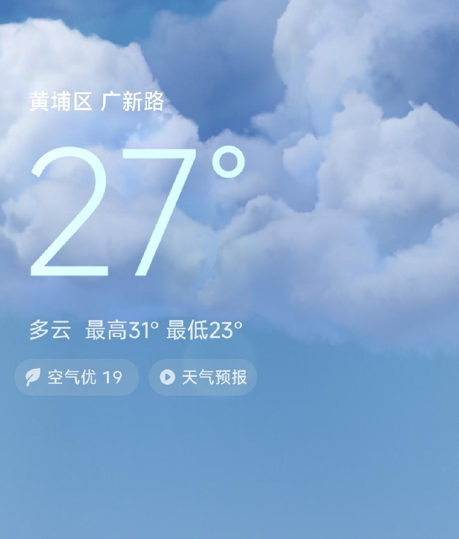 下午沿着广新路走了快两公里，风裹着路边凤凰木的花香往领子里钻，27度的温度刚好卡