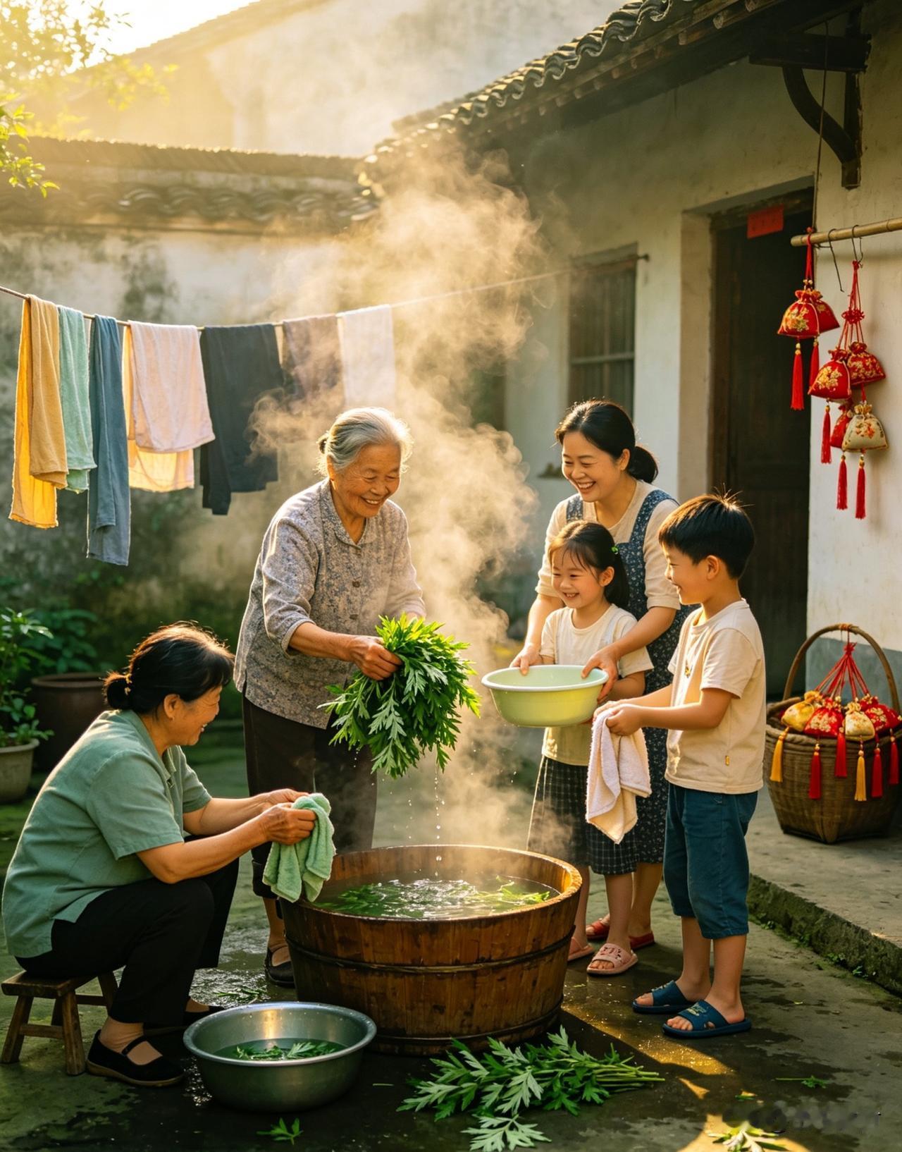 ?

别家端午多是包粽子、挂艾草，我家还保留着几样独有的老习俗，代代传到现在。