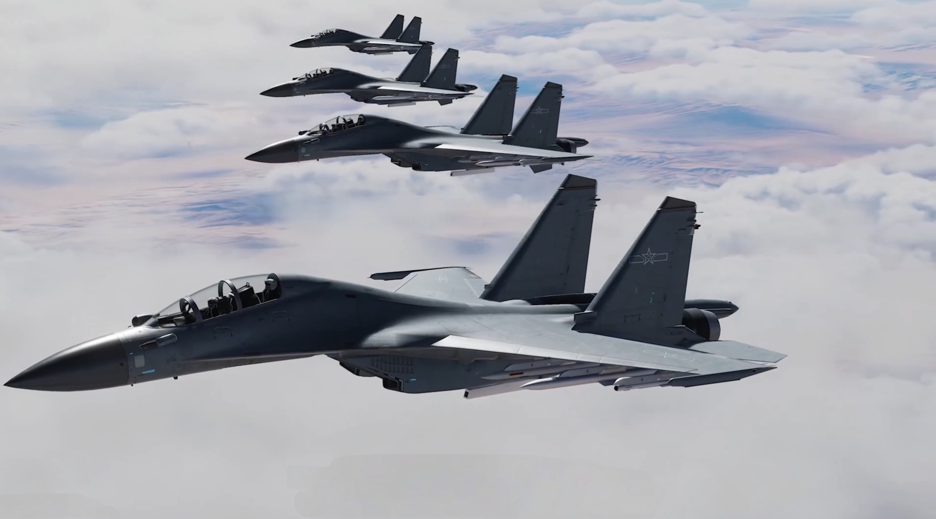 中国空军的中流砥柱，最强“侧卫”——歼-16重型多用途战斗机！歼-16是我国在歼