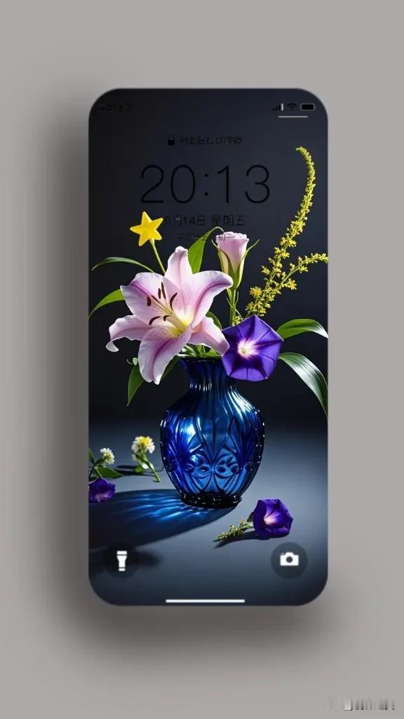 梦幻花束壁纸，点亮你的手机！