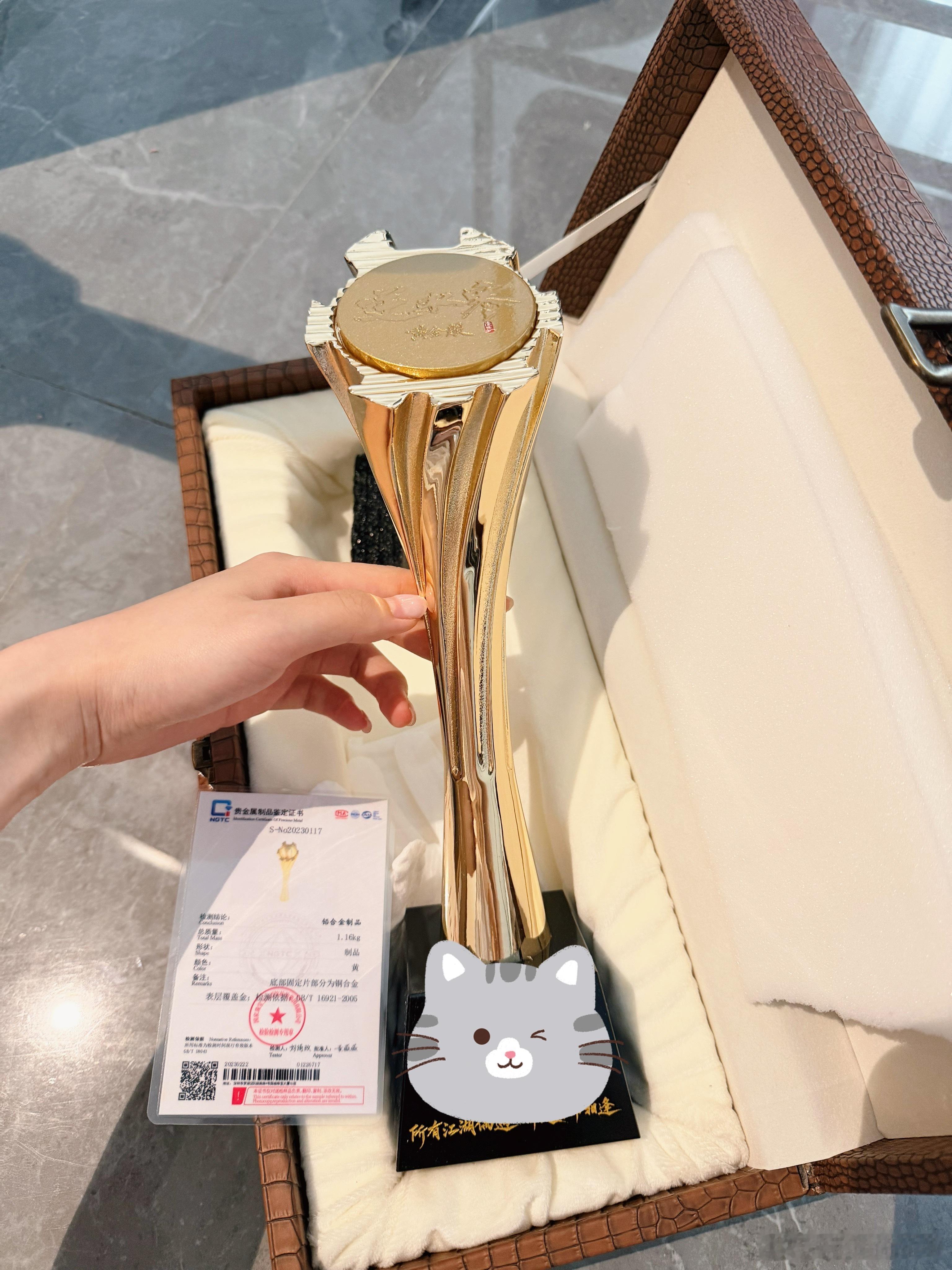猫夫打游戏打的的奖杯[笑cry] ​​​