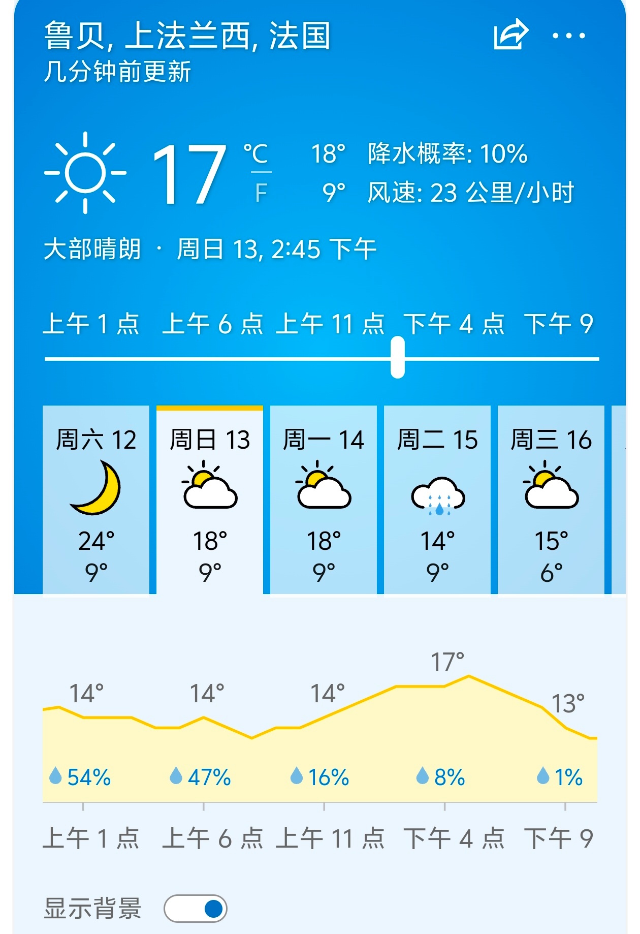 明天比赛期间不下雨，但今晚到明天凌晨下雨的概率大。问题在于:雨有多大…风也不小，