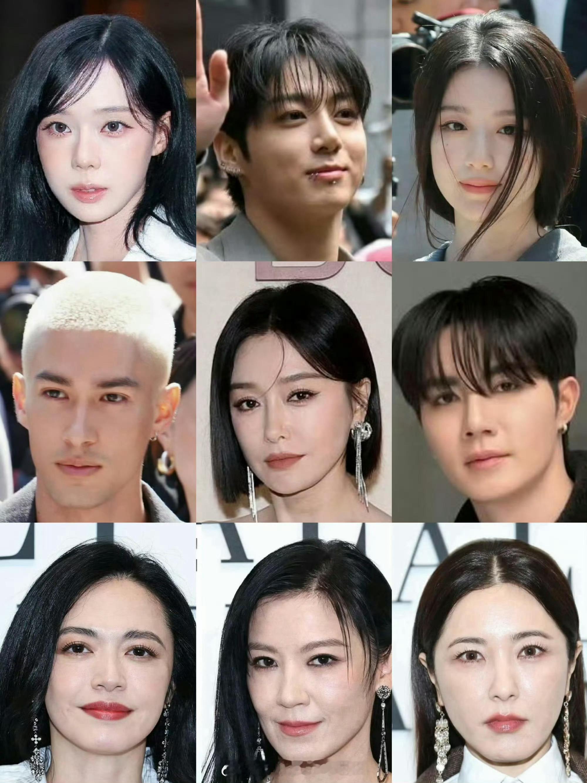 本次时装周明星们的怼脸生图，来看看状态如何[思考] ​​​