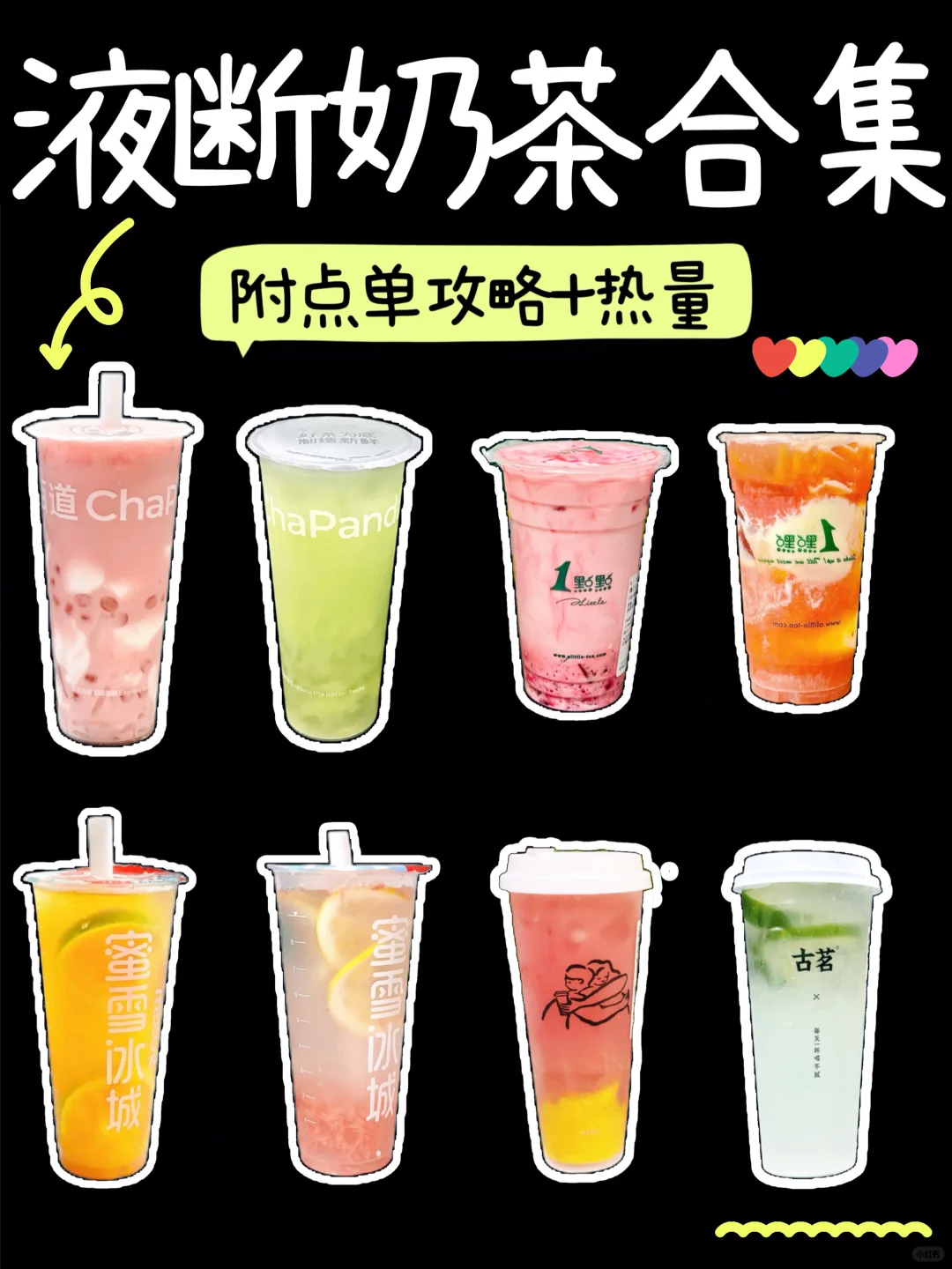 🔥液断奶茶合集‼️低卡低脂✅好喝不胖‼️