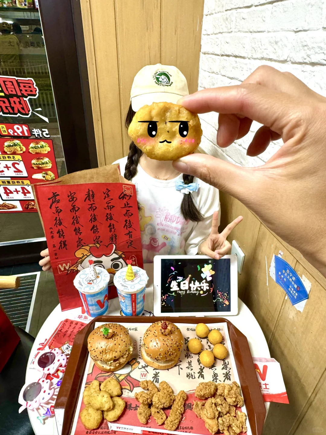 在华莱士拍生日照🎂太好拍了🥰🥰