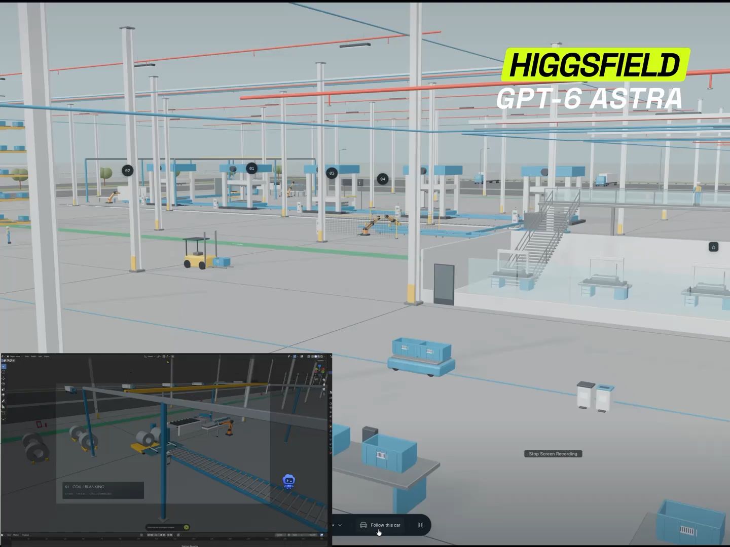 使用 GPT-6 Astra 重新创建了整个汽车组装过程。

它准确再现了每一个阶段、机器和组件。
