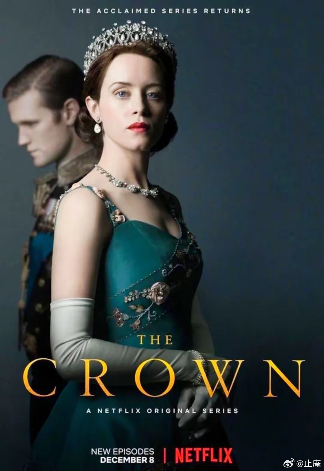 开始看英剧《王冠》（The Crown，2016-2023），共六季，可以看些日