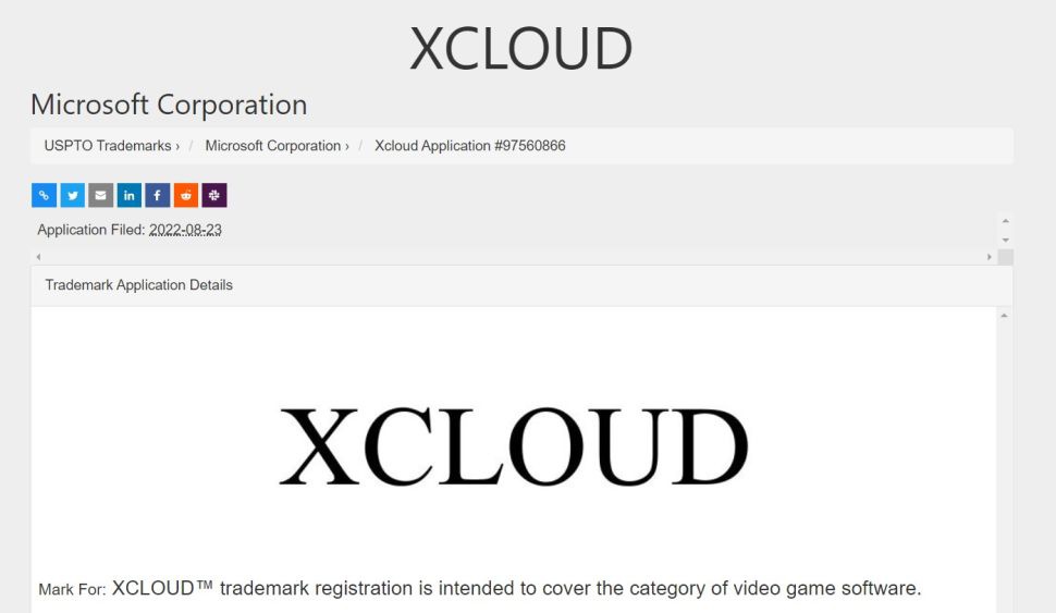 微软为 Xbox 云游戏注册“XCLOUD”商标