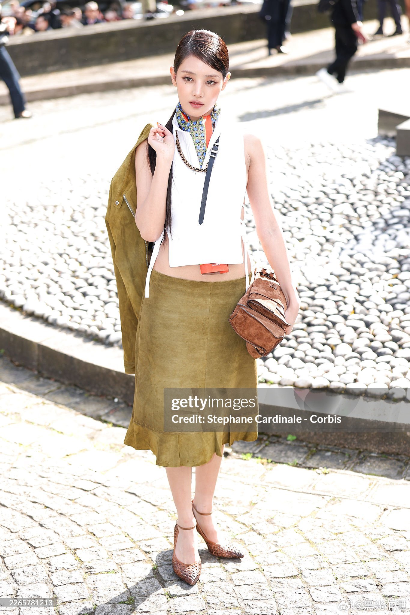 Minnie出席Miu Miu秀场： 