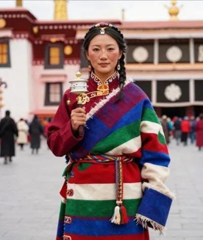 为什么藏族冋胞只穿一只袖子？这背后其实有着深厚的历史和文化原因。藏族人的藏袍，虽