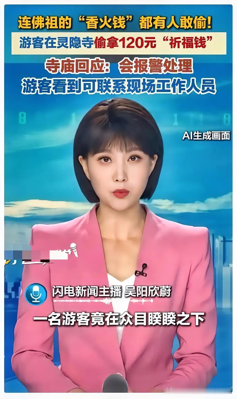 “佛祖都没报警，寺庙先报了，慈悲何在？”杭州灵隐寺，一名陷入困境的游客取走祈福台