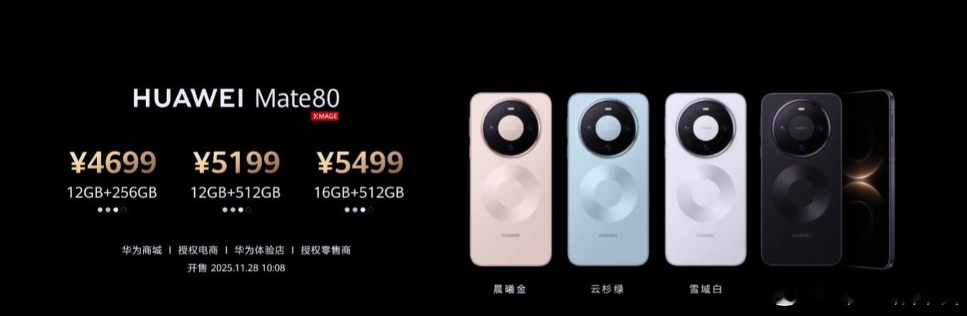 全系列的价格来了