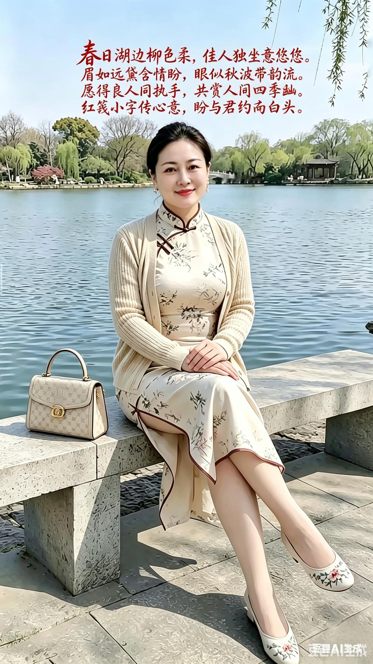 春日湖边独坐，静享自然之美
湖畔气质照 湖边拍摄照 
读者知意有缘人留言: