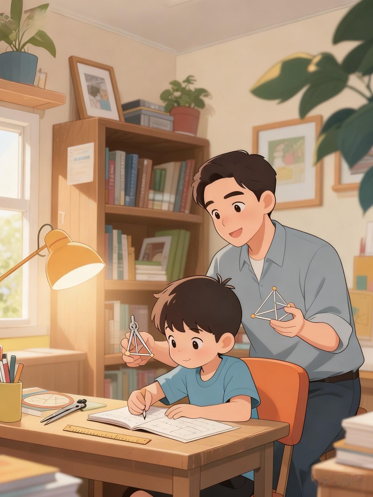 养育男孩
父亲要多多参与
母亲要懂得适时放手

若事事包办件件亲力亲为
这样他反