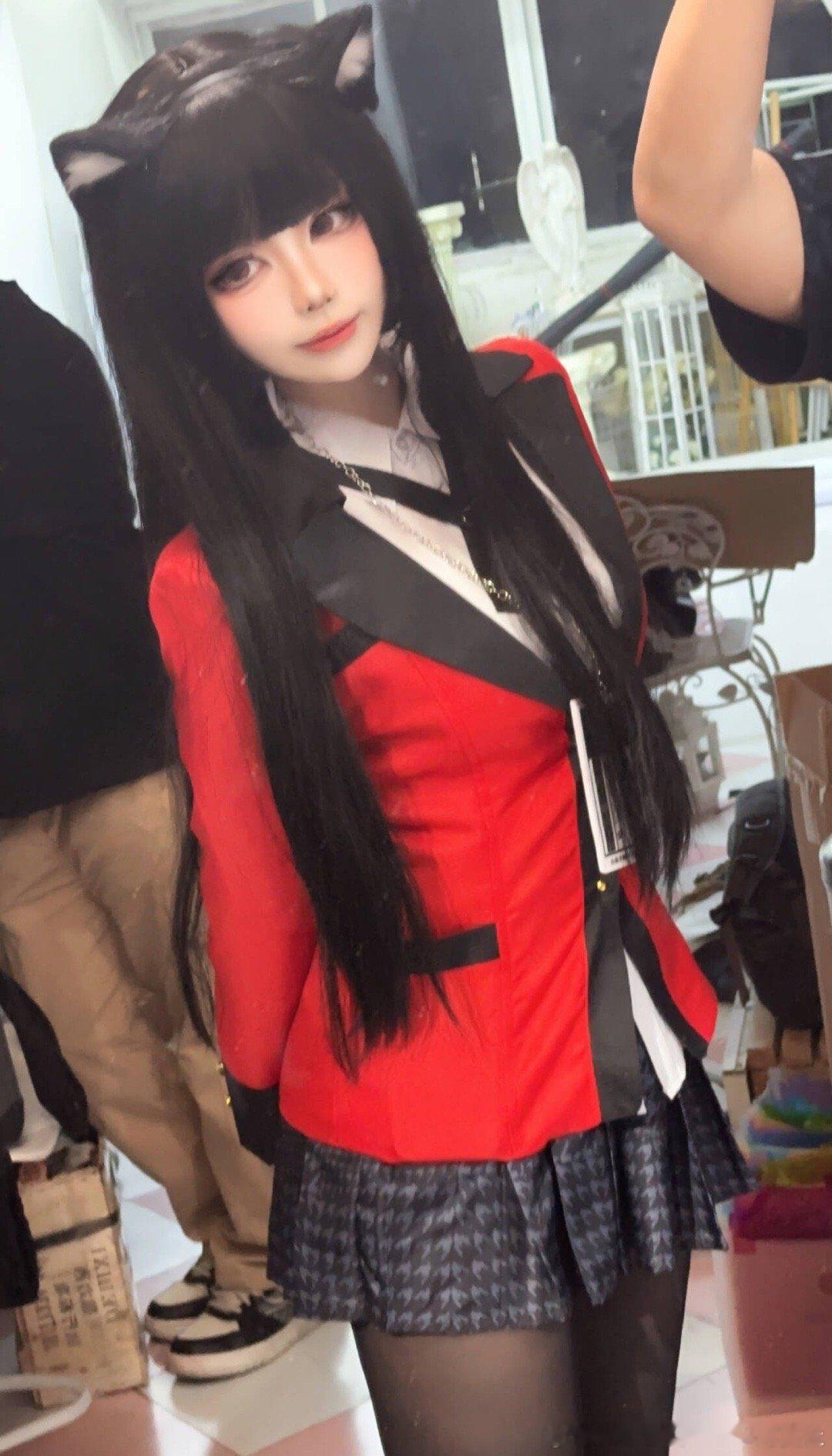 #cosplay[超话]#  宵夜的蛇喰梦子.  #狂赌之渊##蛇喰梦子##co