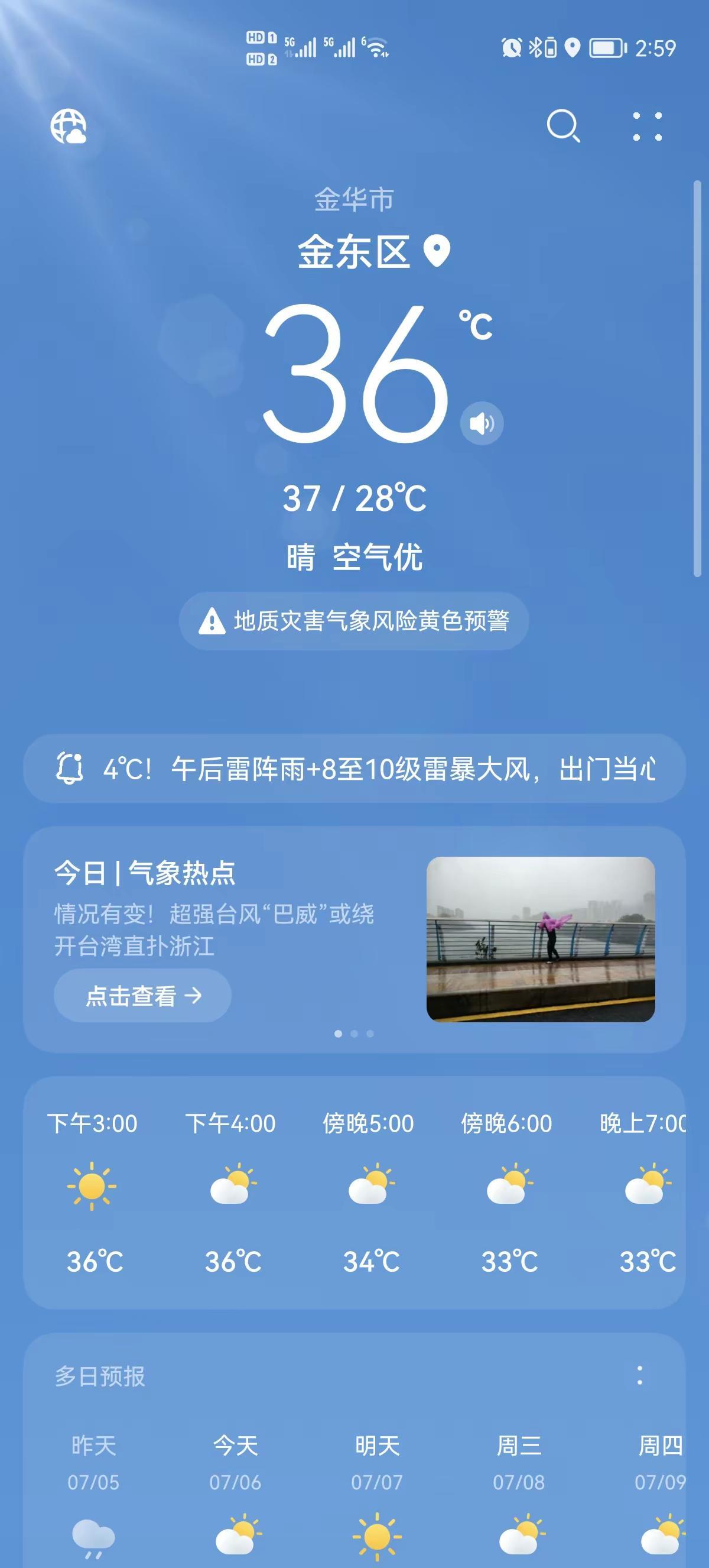 你的城市热到多少度了