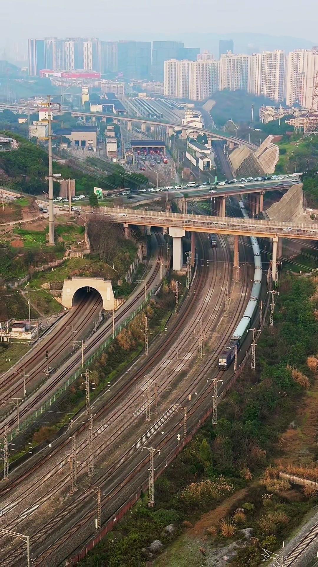 亿万游子的春节归途，最熟悉的莫过于那抹绿。火车穿过熟悉的街巷，铁轨碰撞出归家的节