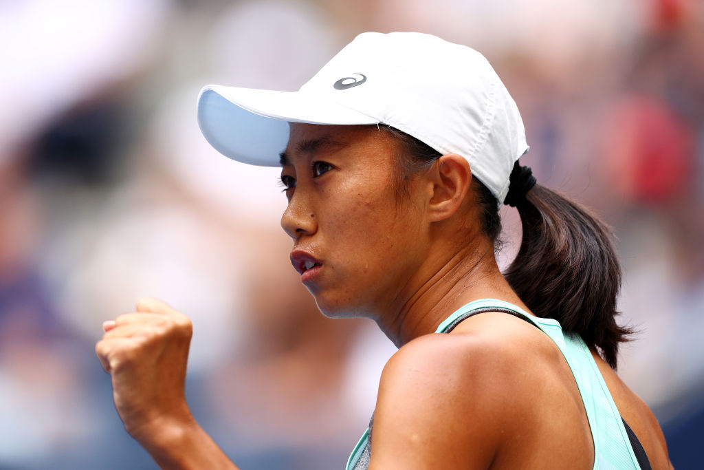 张帅晋级多伦多32强🔥WTA1000多伦多站女单次轮，中国球员张帅在6-0/4