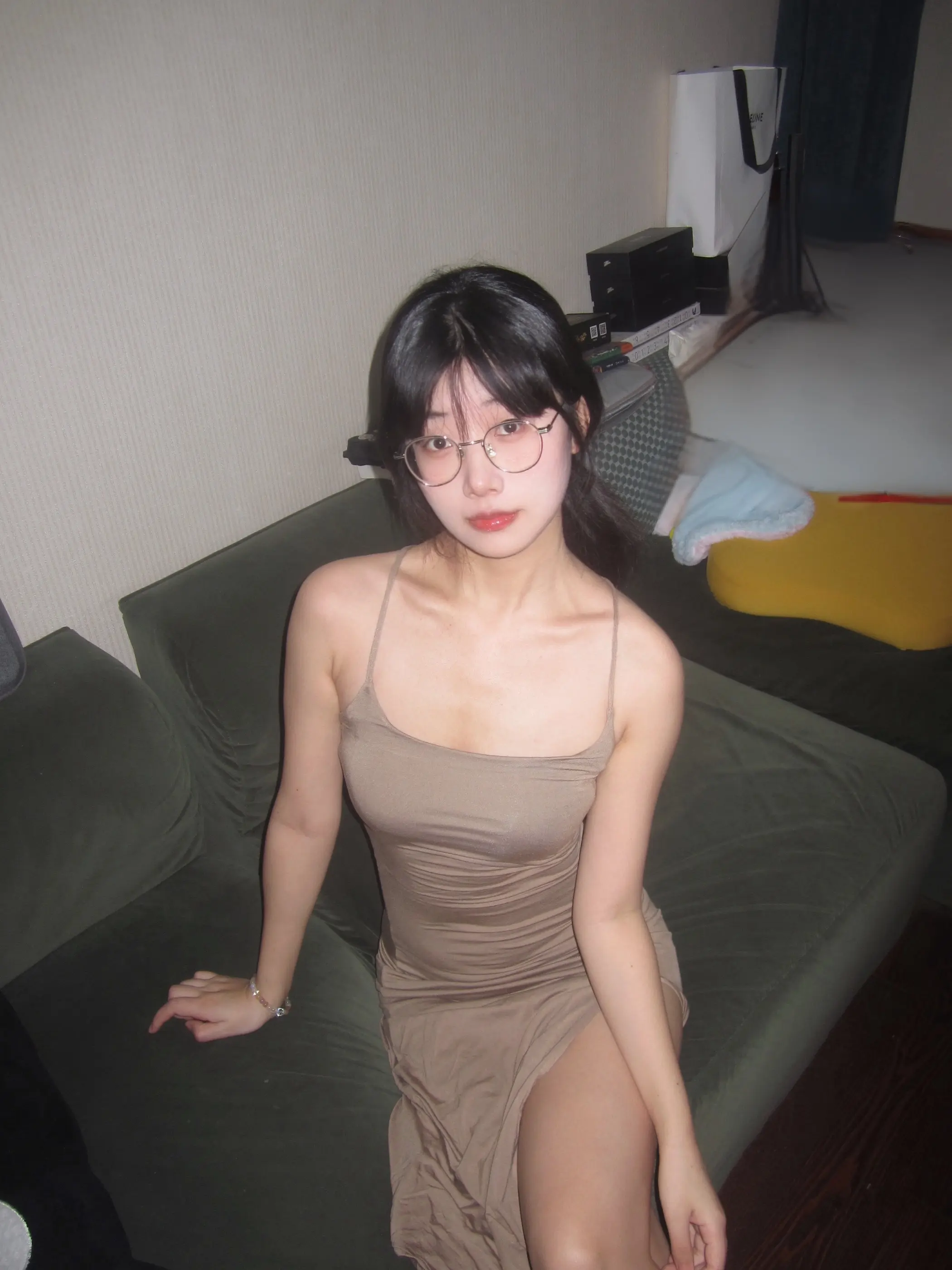 宅家拍照 甜妹