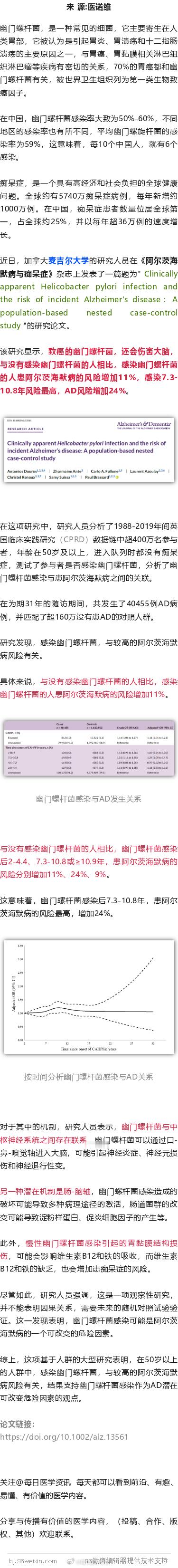 10个中国人，就有6个感染，这种细菌，不仅致癌，还伤害大脑近日，加拿大麦吉尔大学