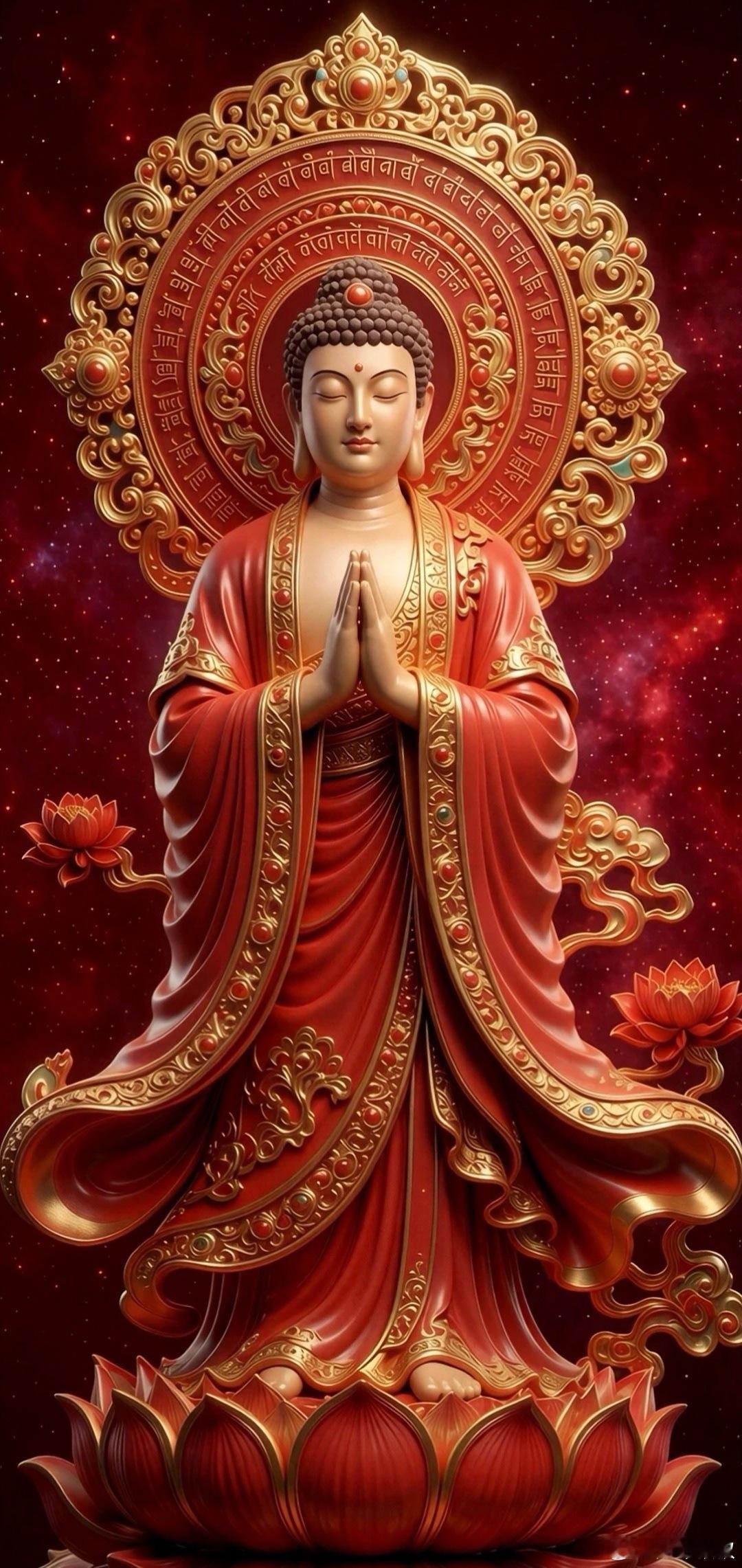 见佛祈福🙏，祈愿余生平淡喜乐，无灾无难无坎，岁岁平安常伴，万事皆得圆满。阿弥陀