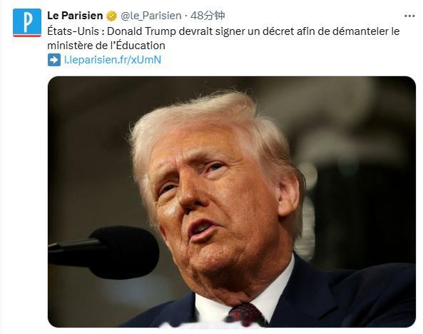 海外新鲜事 这是他的竞选承诺之一。美国总统唐纳德·特朗普预计将在本周四签署一项行