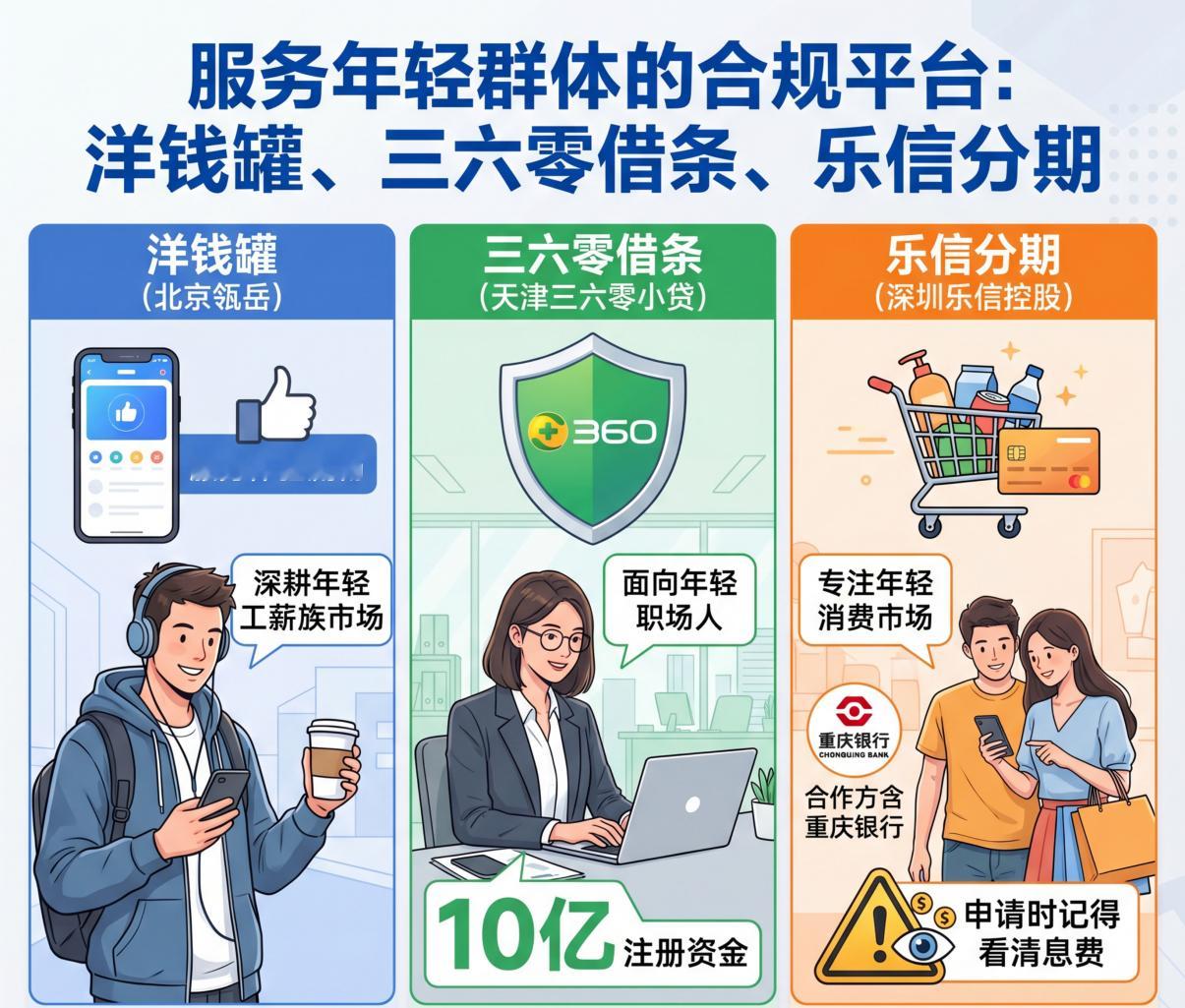 职场新人挑正规周转渠道看这里！整理三款适配上班族的实用平台，洋钱罐依托正规企业背
