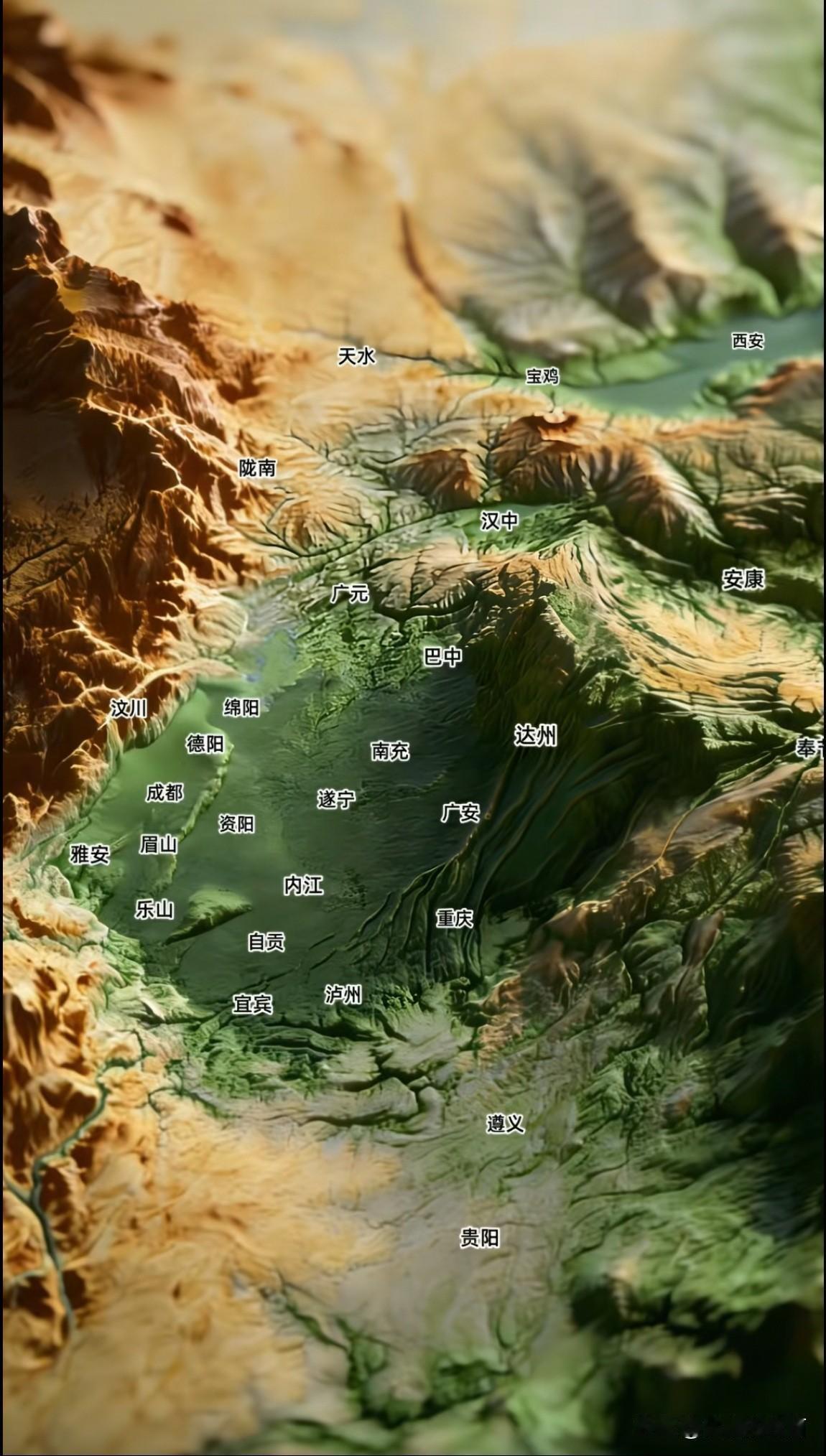 秦巴山间：陕川交界的地理

在中华大地的腹地，陕西与四川的交界处，绵延着一片雄奇